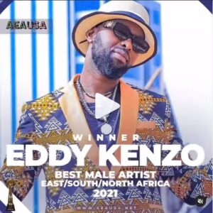 Eddy Kenzo Named the Best Male Artist in East, South, and North Africa by AEAUSA