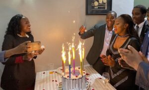 Sasha Ferguson Surprises Husband Canary On His Birthday