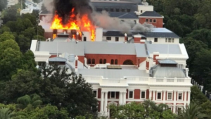 South African Parliament Has Been Destroyed By Fire