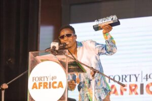 Producer Ronnie Scoops An Award in Forty Under 40 Africa Awards