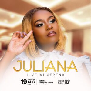 Juliana Kanyomozi Announces New Dates For Her Juliana Live at Serena Concert