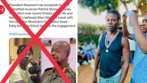 Alien Skin Denies Rumors of Him Meeting President Museveni