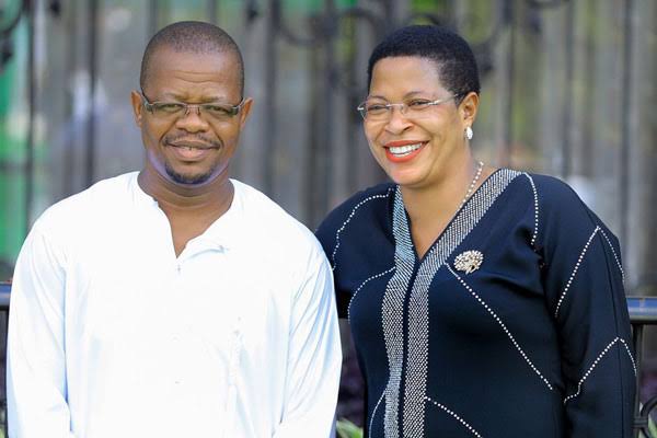 Parliament Speaker Anita Among and Husband Moses Magogo Welcome Twins